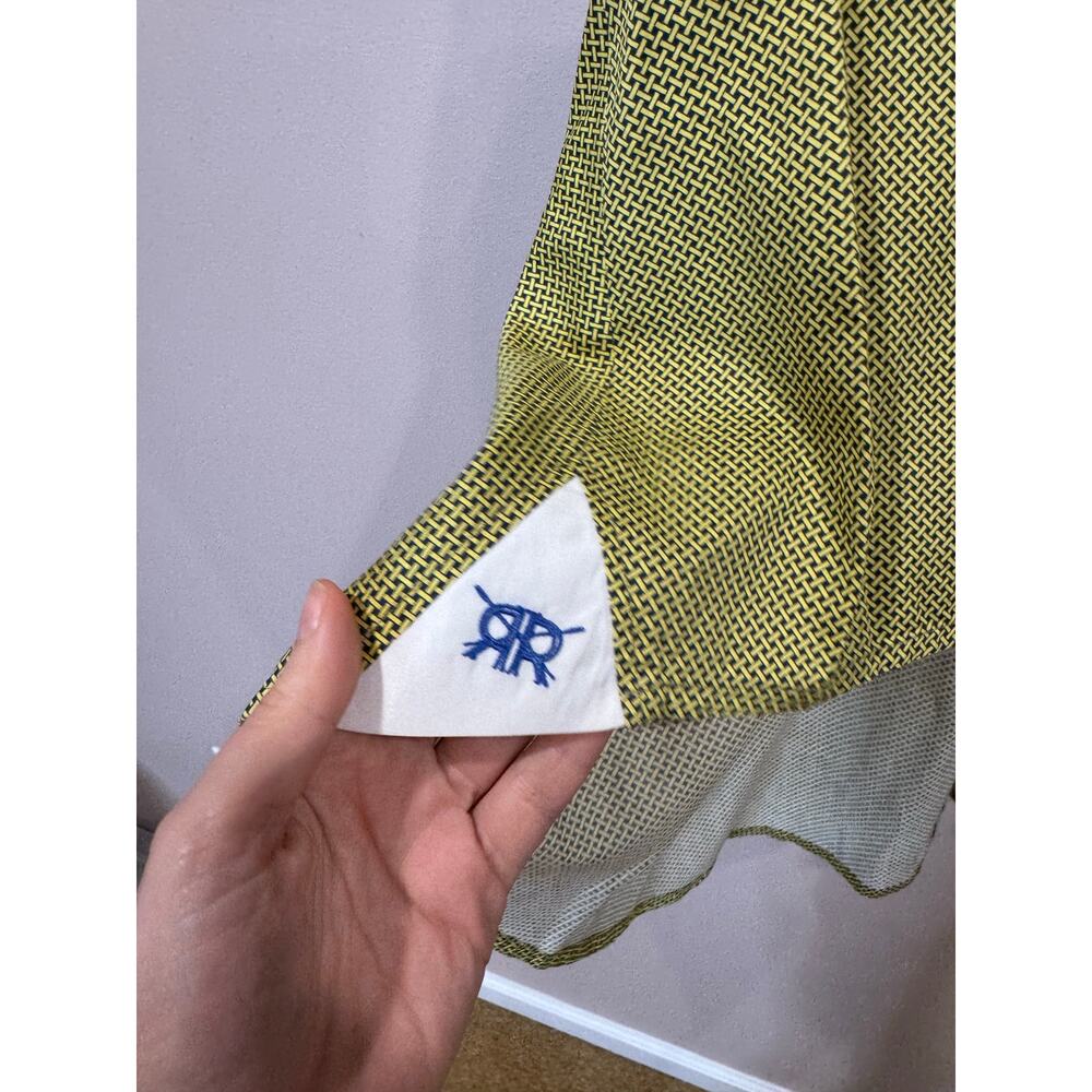 Double R Ravi Ratan Custom Button Front Sleevless Peplum Top Small - Picture 4 of 5